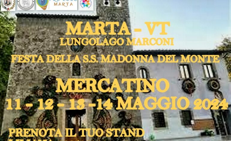 Mercatino a Viterbo #Eventi #Marta #Maggi02024